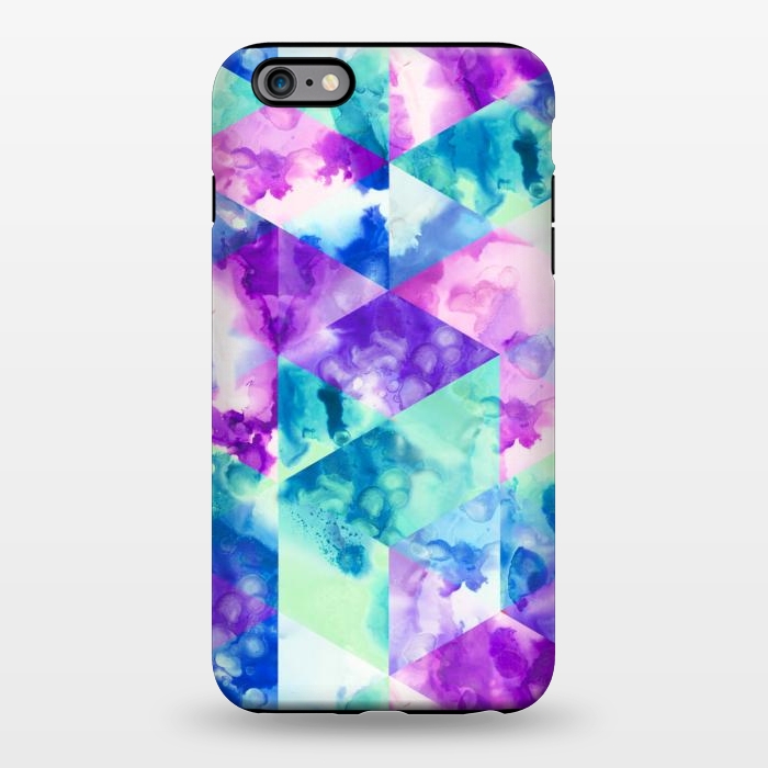 iPhone 6/6s plus StrongFit Inky Hexagons by gingerlique