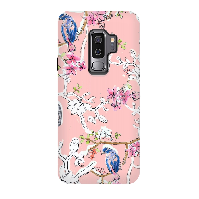 Galaxy S9 plus StrongFit Victorian Garden 2 by MUKTA LATA BARUA