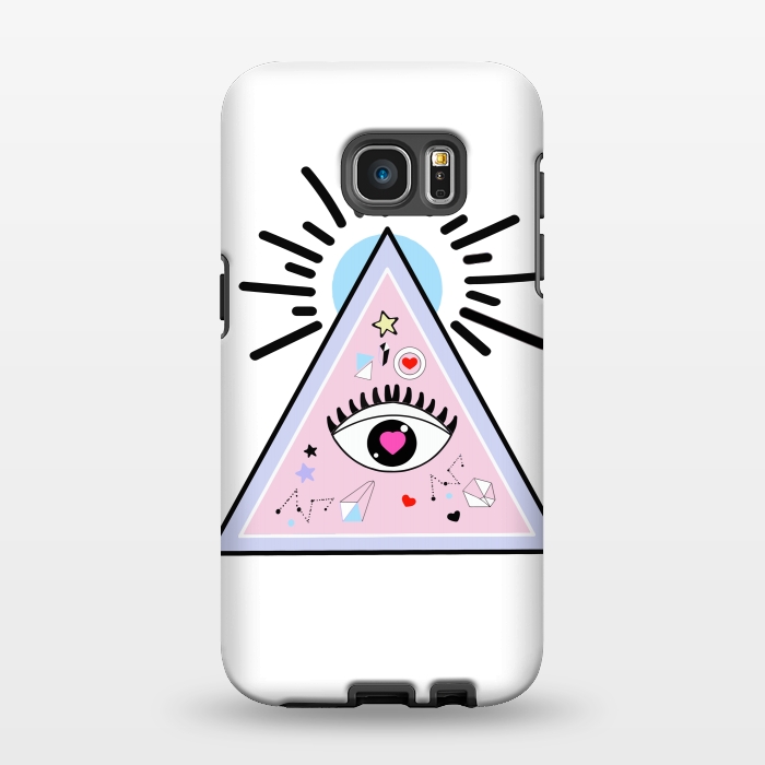 Galaxy S7 EDGE StrongFit Evil Eye by MUKTA LATA BARUA