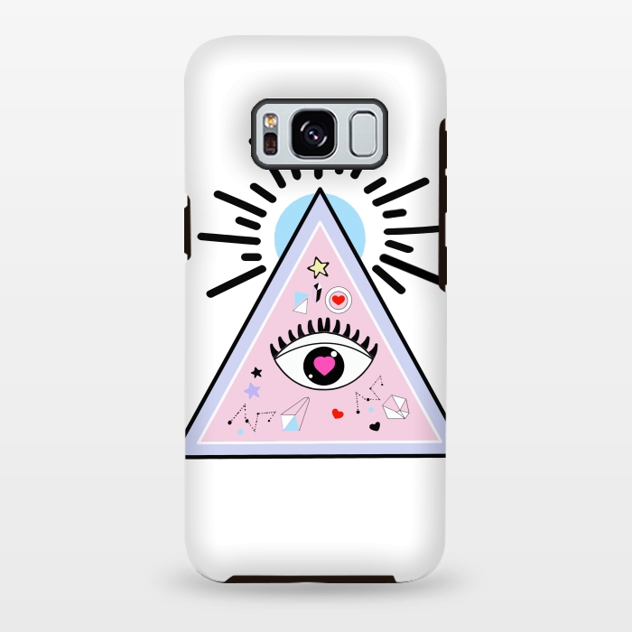 Galaxy S8 plus StrongFit Evil Eye by MUKTA LATA BARUA