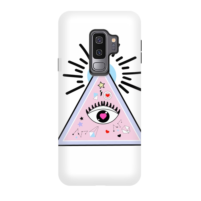 Galaxy S9 plus StrongFit Evil Eye by MUKTA LATA BARUA