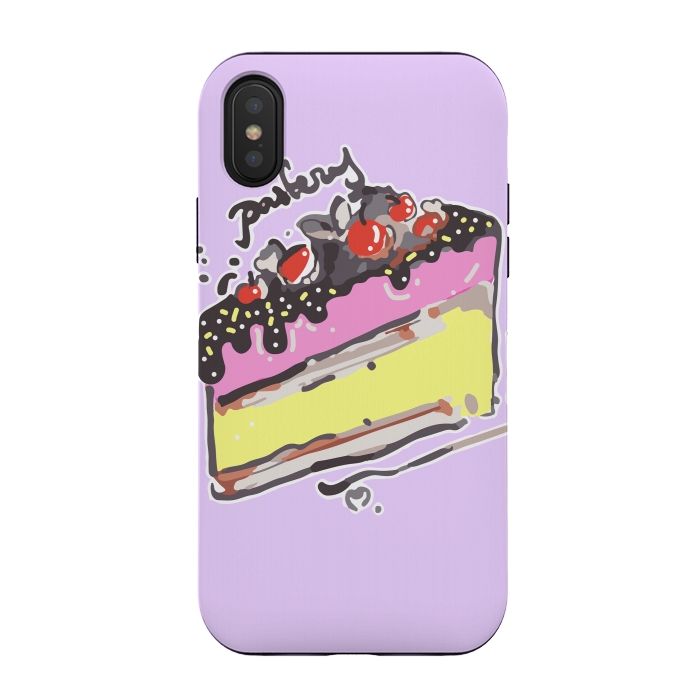 iPhone Xs / X StrongFit Cake Love 3 by MUKTA LATA BARUA