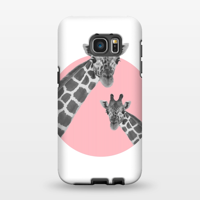 Galaxy S7 EDGE StrongFit Giraffe Love by MUKTA LATA BARUA