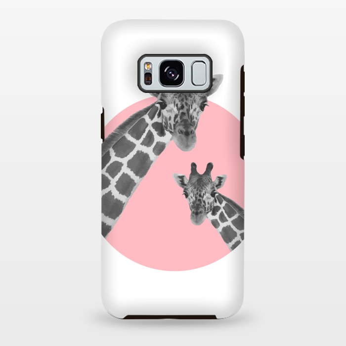 Galaxy S8 plus StrongFit Giraffe Love by MUKTA LATA BARUA