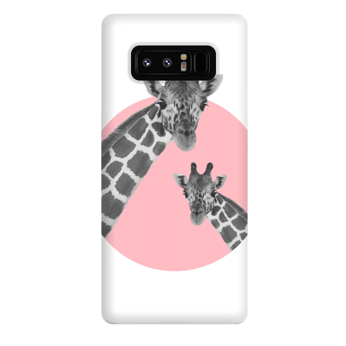 Galaxy Note 8 StrongFit Giraffe Love by MUKTA LATA BARUA