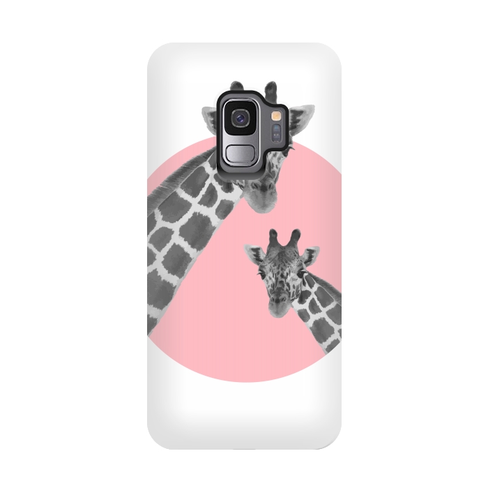 Galaxy S9 StrongFit Giraffe Love by MUKTA LATA BARUA