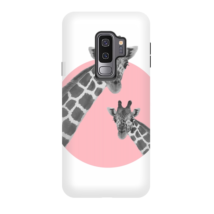 Galaxy S9 plus StrongFit Giraffe Love by MUKTA LATA BARUA
