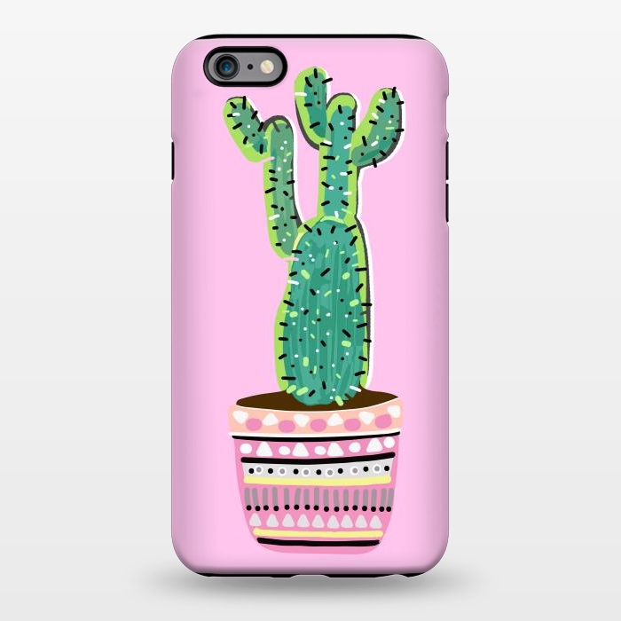 iPhone 6/6s plus StrongFit Pink Cacti by MUKTA LATA BARUA