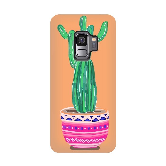 Galaxy S9 StrongFit Cacti Plant by MUKTA LATA BARUA
