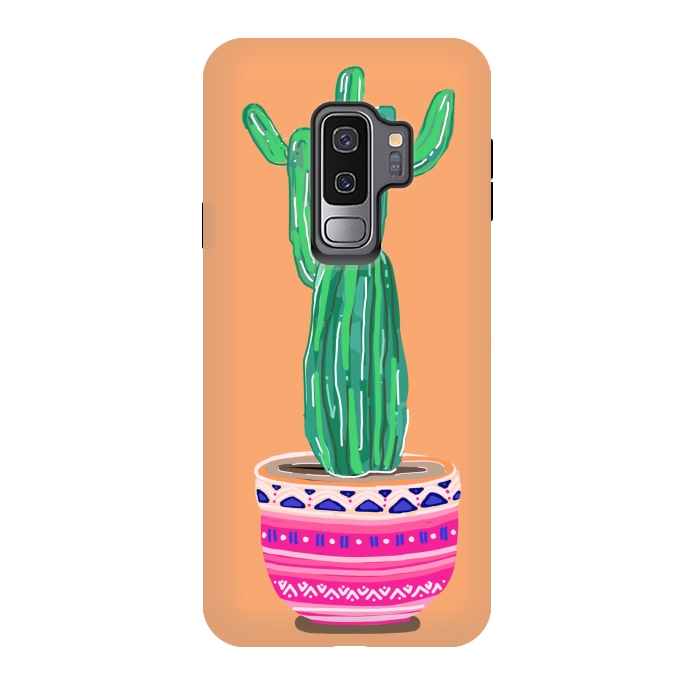 Galaxy S9 plus StrongFit Cacti Plant by MUKTA LATA BARUA