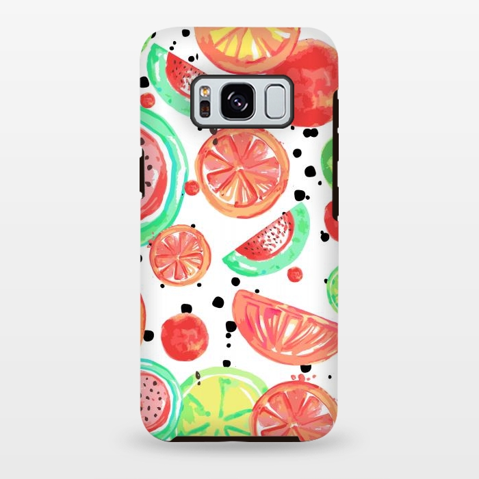 Galaxy S8 plus StrongFit Summer Fruit Crush by MUKTA LATA BARUA