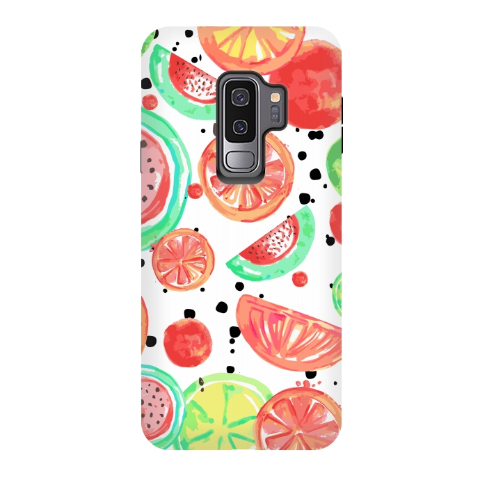 Galaxy S9 plus StrongFit Summer Fruit Crush by MUKTA LATA BARUA