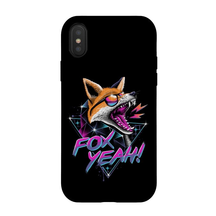 iPhone Xs / X StrongFit Fox Yeah! by Vincent Patrick Trinidad