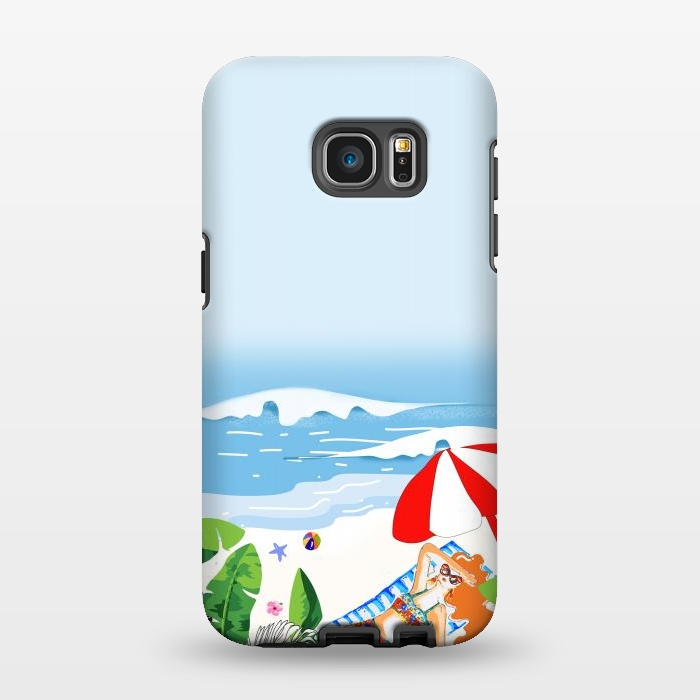 Galaxy S7 EDGE StrongFit Beach Life by MUKTA LATA BARUA