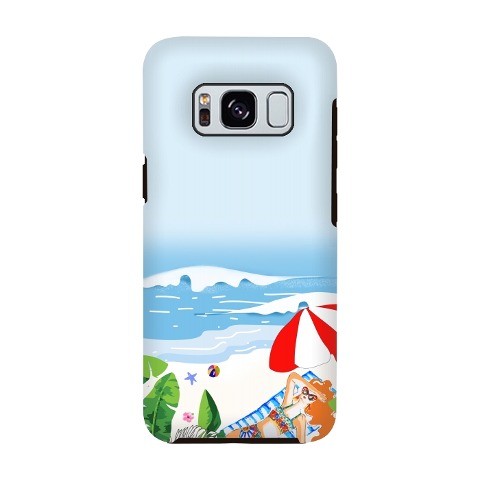 Galaxy S8 StrongFit Beach Life by MUKTA LATA BARUA