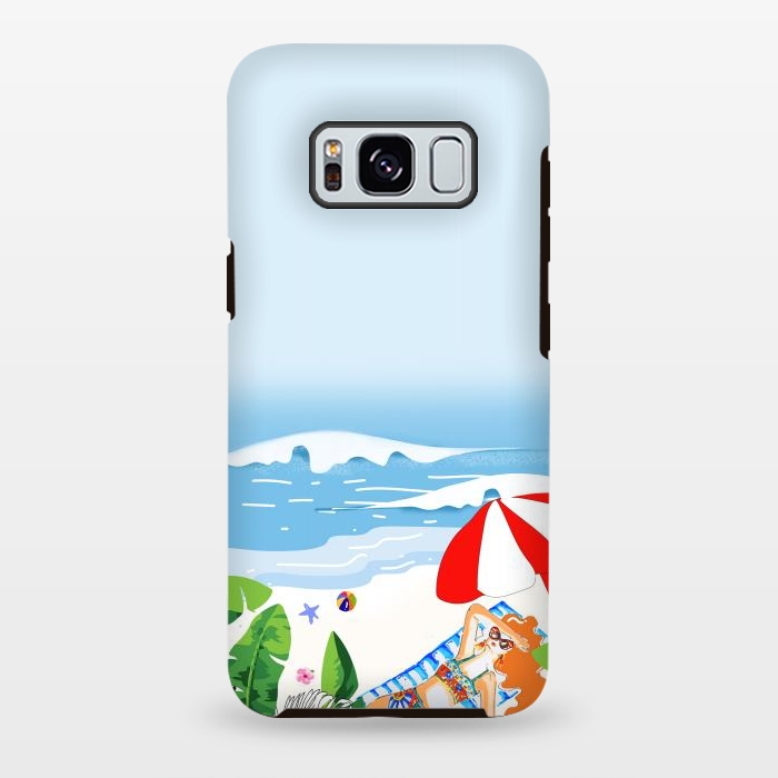 Galaxy S8 plus StrongFit Beach Life by MUKTA LATA BARUA