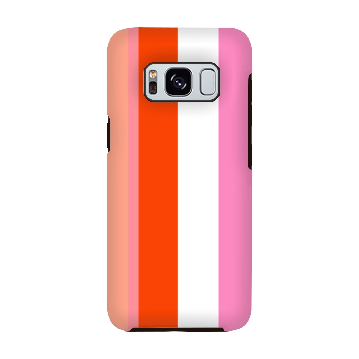 Galaxy S8 StrongFit Colorful Stripes by MUKTA LATA BARUA