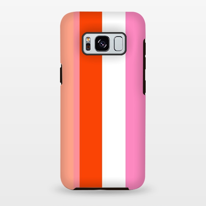 Galaxy S8 plus StrongFit Colorful Stripes by MUKTA LATA BARUA