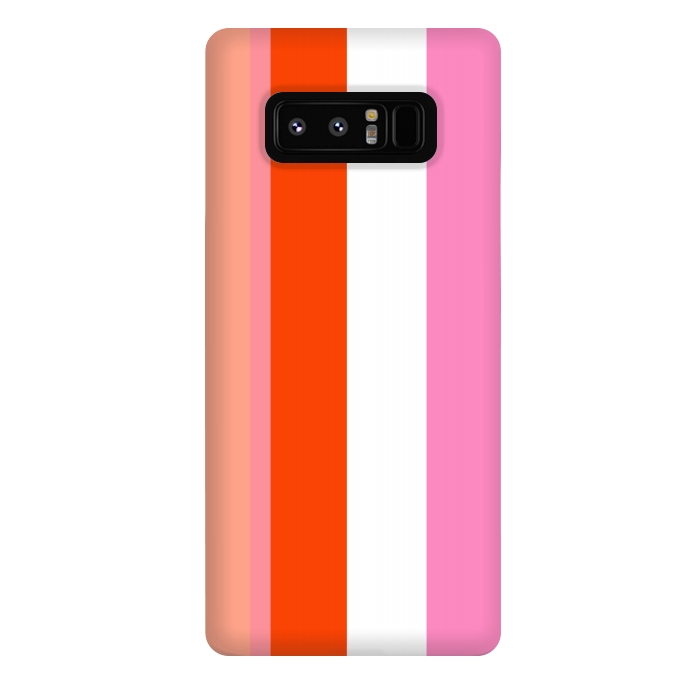 Galaxy Note 8 StrongFit Colorful Stripes by MUKTA LATA BARUA