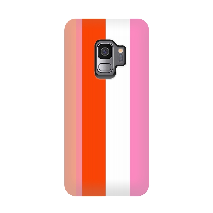 Galaxy S9 StrongFit Colorful Stripes by MUKTA LATA BARUA