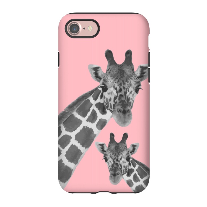 iPhone 7 StrongFit Giraffe Love 2 by MUKTA LATA BARUA