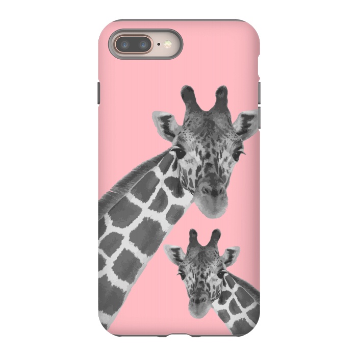 iPhone 7 plus StrongFit Giraffe Love 2 by MUKTA LATA BARUA
