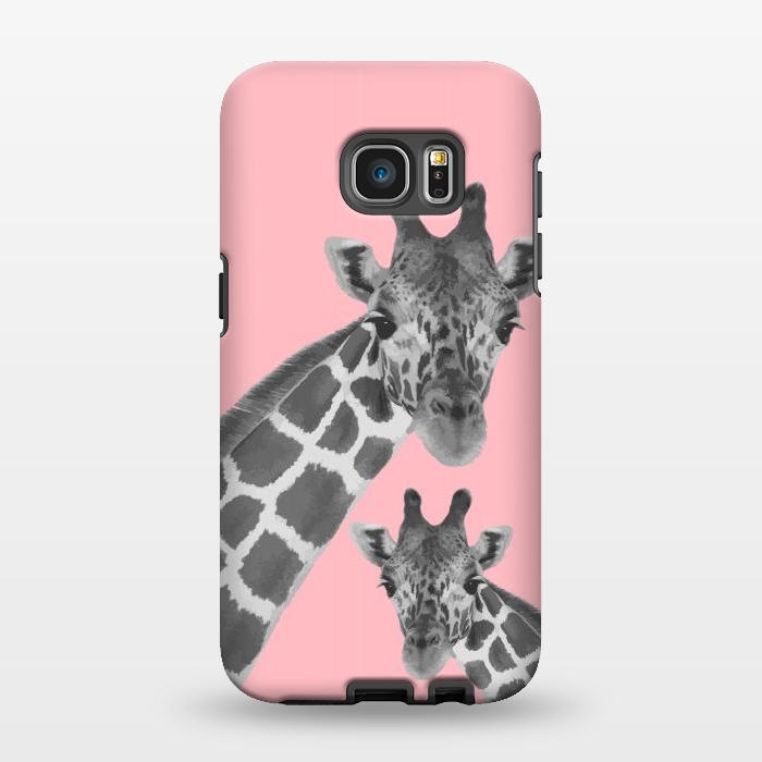 Galaxy S7 EDGE StrongFit Giraffe Love 2 by MUKTA LATA BARUA