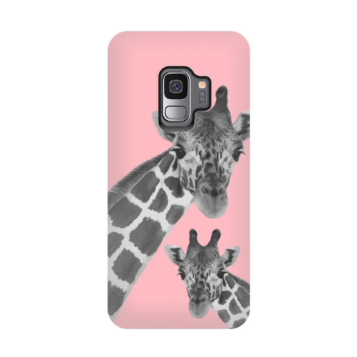 Galaxy S9 StrongFit Giraffe Love 2 by MUKTA LATA BARUA