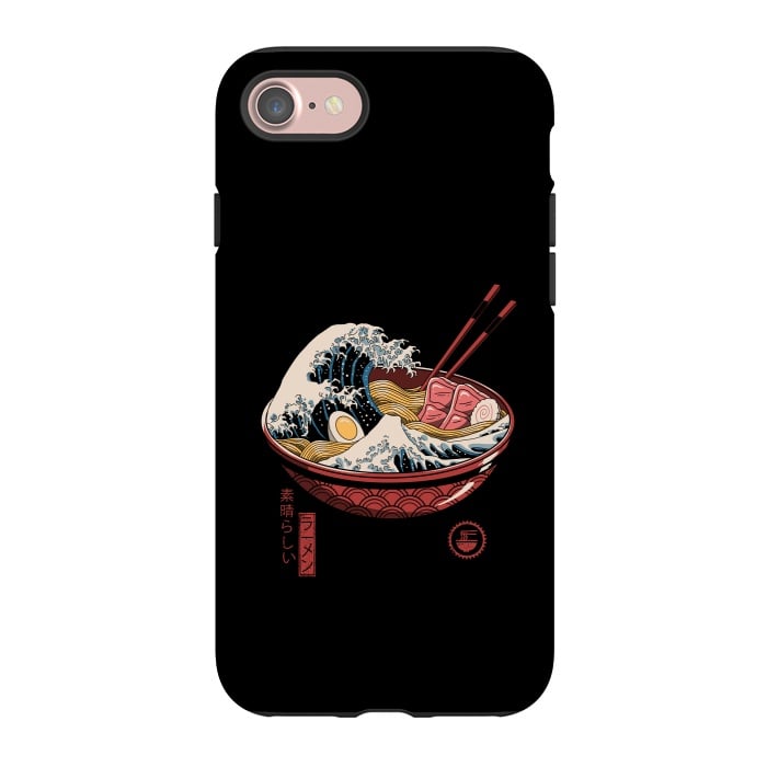 iPhone 7 StrongFit Great Ramen Wave by Vincent Patrick Trinidad