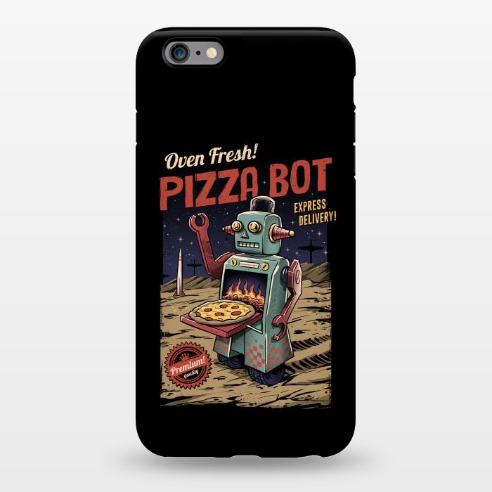 iPhone 6/6s plus StrongFit Pizza Bot by Vincent Patrick Trinidad