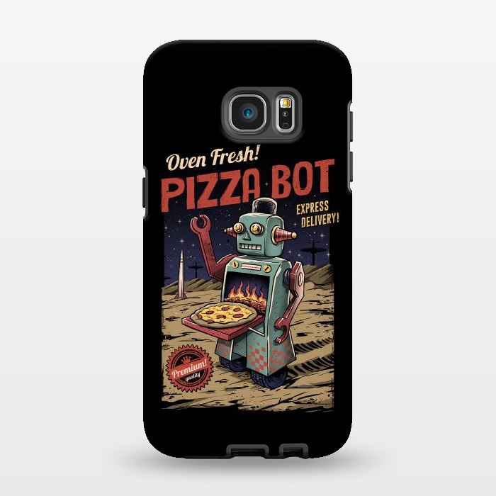 Galaxy S7 EDGE StrongFit Pizza Bot by Vincent Patrick Trinidad