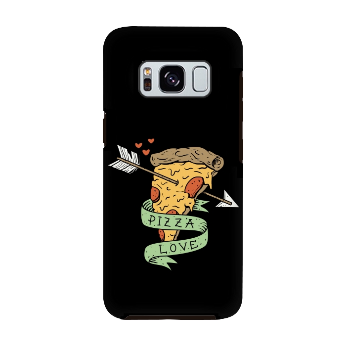 Galaxy S8 StrongFit Pizza Love by Vincent Patrick Trinidad