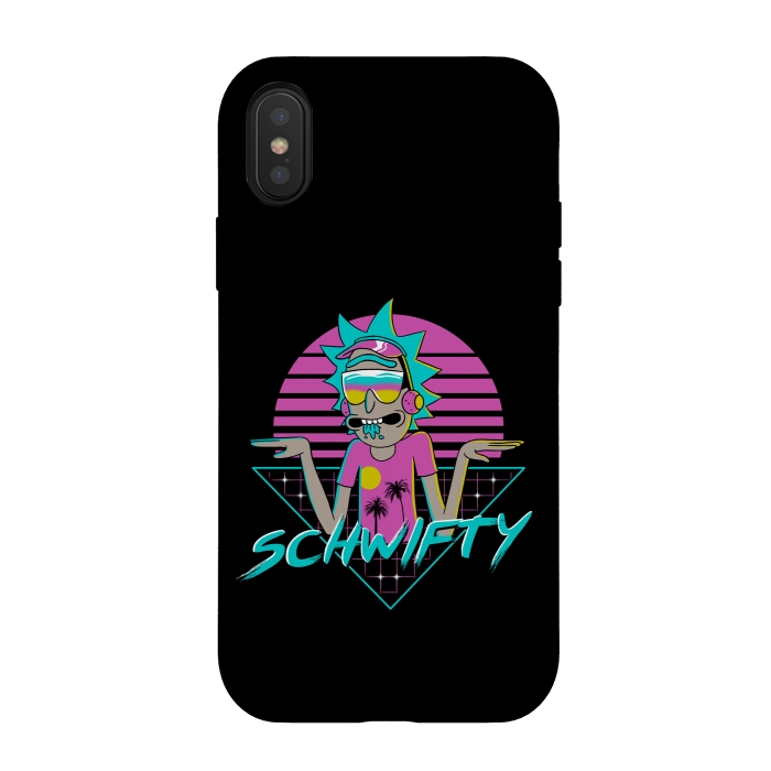 iPhone Xs / X StrongFit Rad Schwifty by Vincent Patrick Trinidad