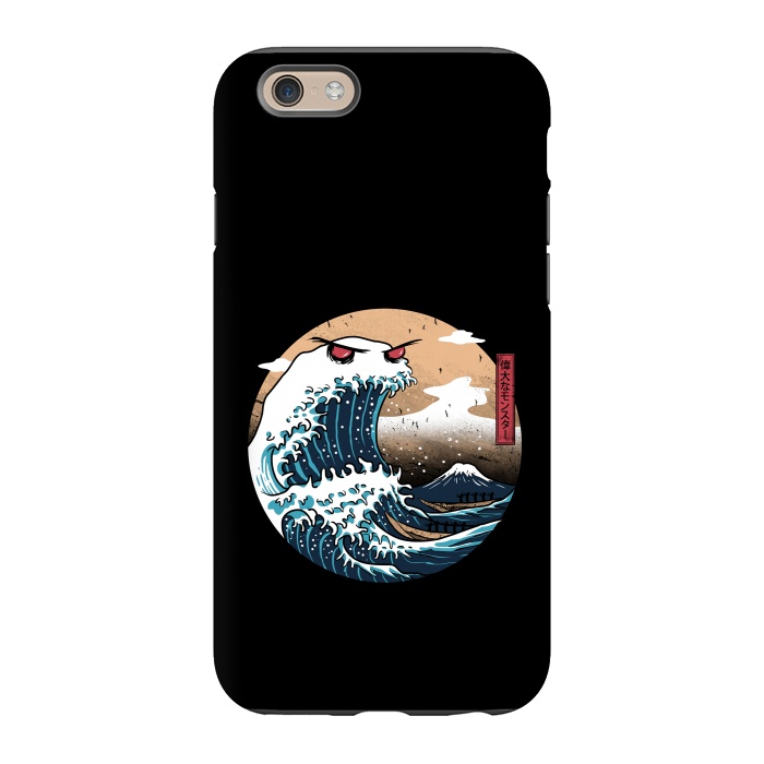 iPhone 6/6s StrongFit The Great Monster of Kanagawa por Vincent Patrick Trinidad