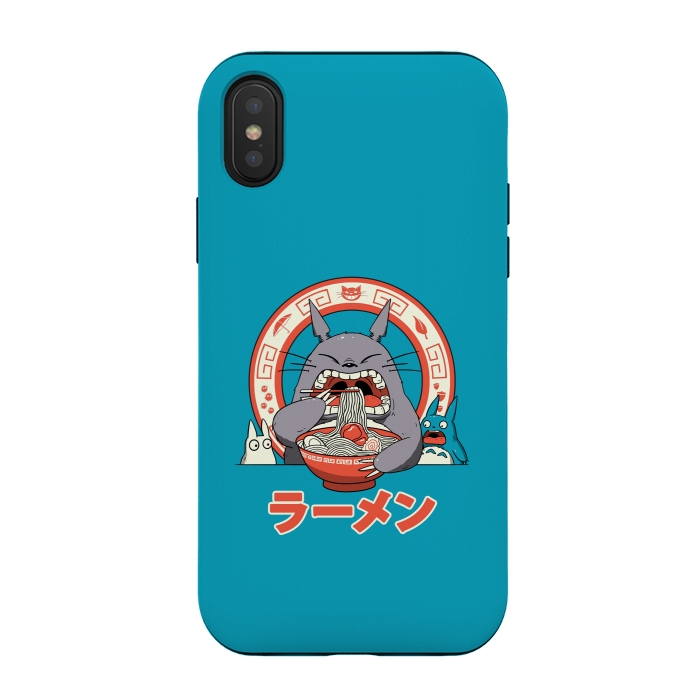 iPhone Xs / X StrongFit The Neighbors Ramen - Color Sep FOR WISTITEE by Vincent Patrick Trinidad
