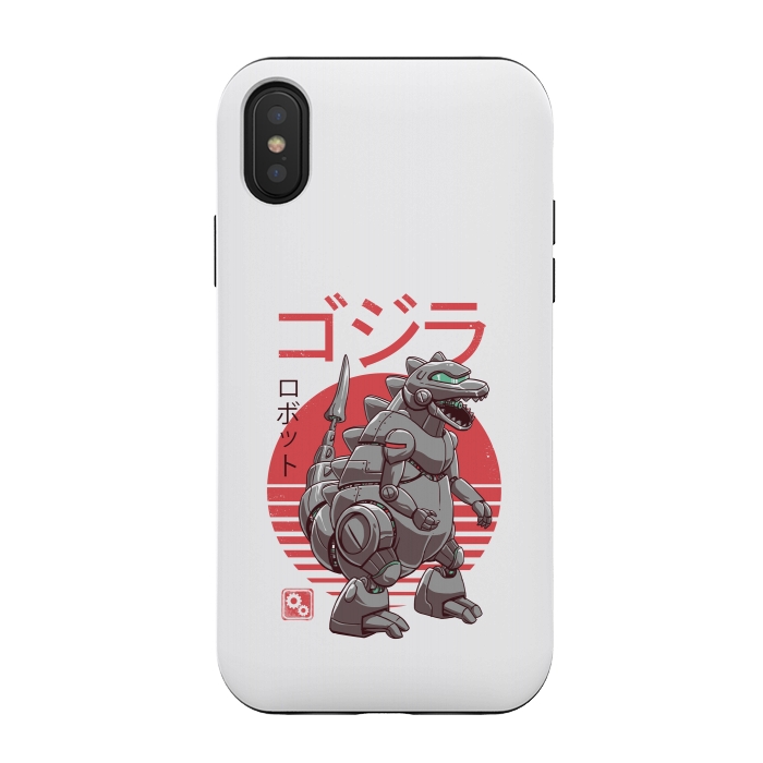 iPhone Xs / X StrongFit Zilla Bot by Vincent Patrick Trinidad