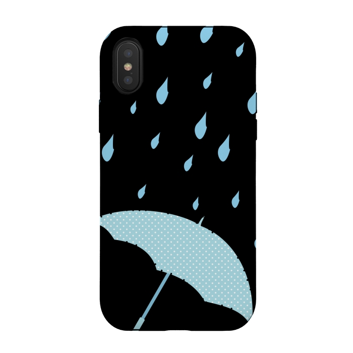 iPhone Xs / X StrongFit rain by Vincent Patrick Trinidad