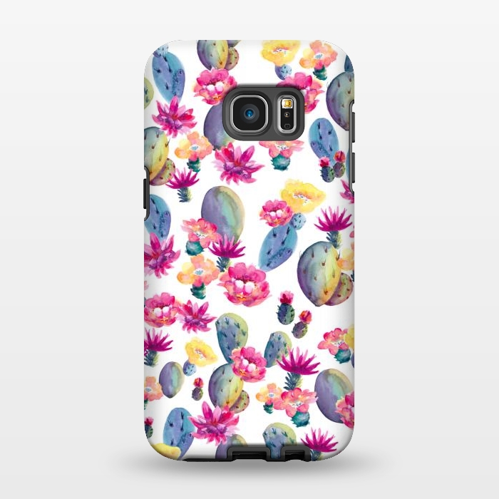 Galaxy S7 EDGE StrongFit Succulent Garden by gingerlique