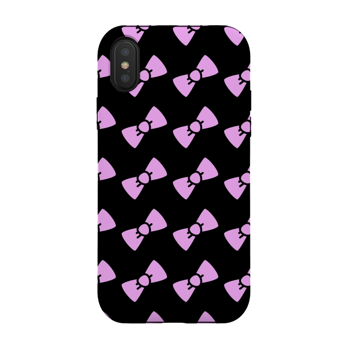 iPhone Xs / X StrongFit pink ribbon by Vincent Patrick Trinidad
