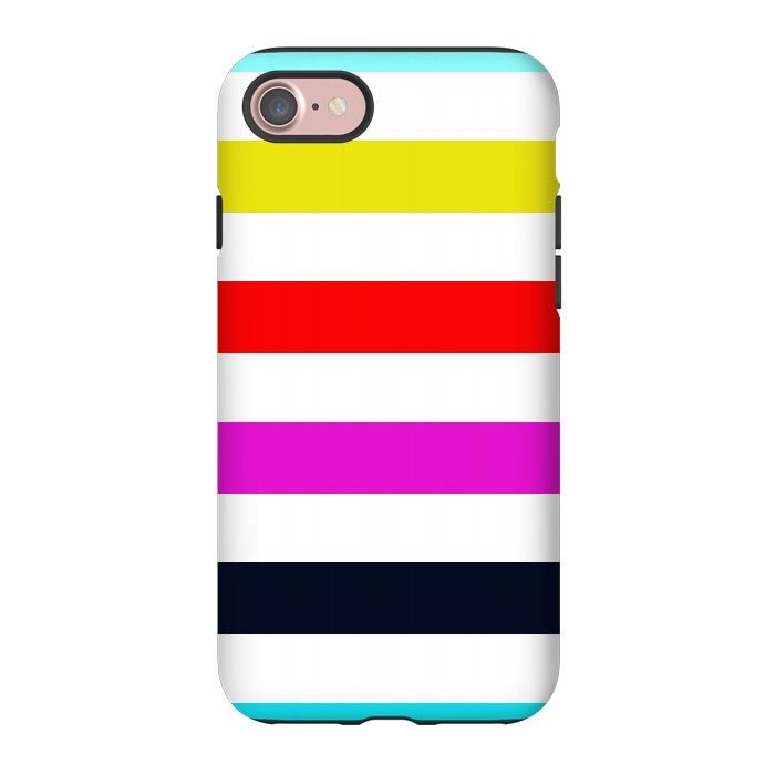 iPhone 7 StrongFit rainbow stripes by Vincent Patrick Trinidad