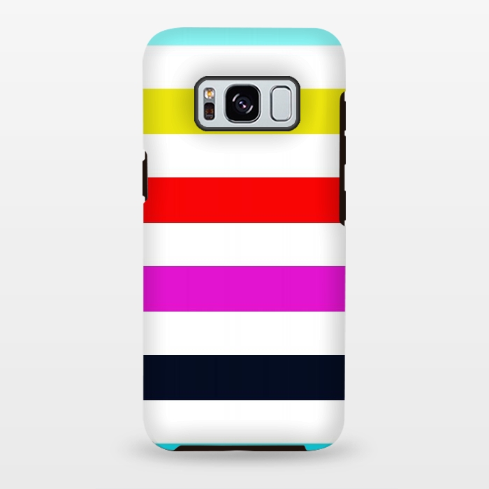 Galaxy S8 plus StrongFit rainbow stripes by Vincent Patrick Trinidad