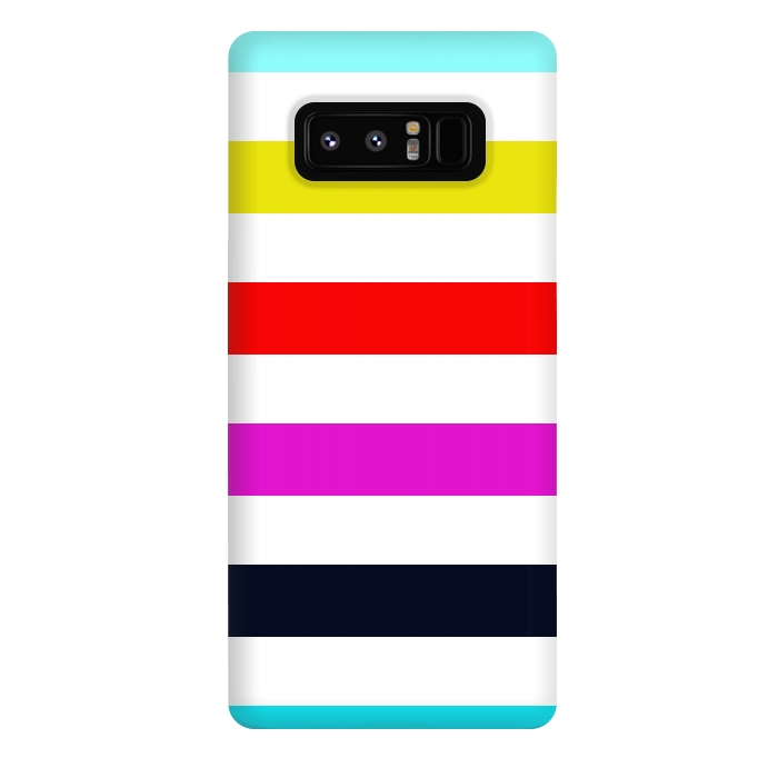 Galaxy Note 8 StrongFit rainbow stripes by Vincent Patrick Trinidad