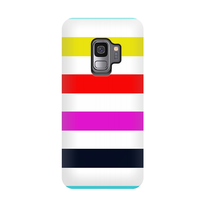 Galaxy S9 StrongFit rainbow stripes by Vincent Patrick Trinidad
