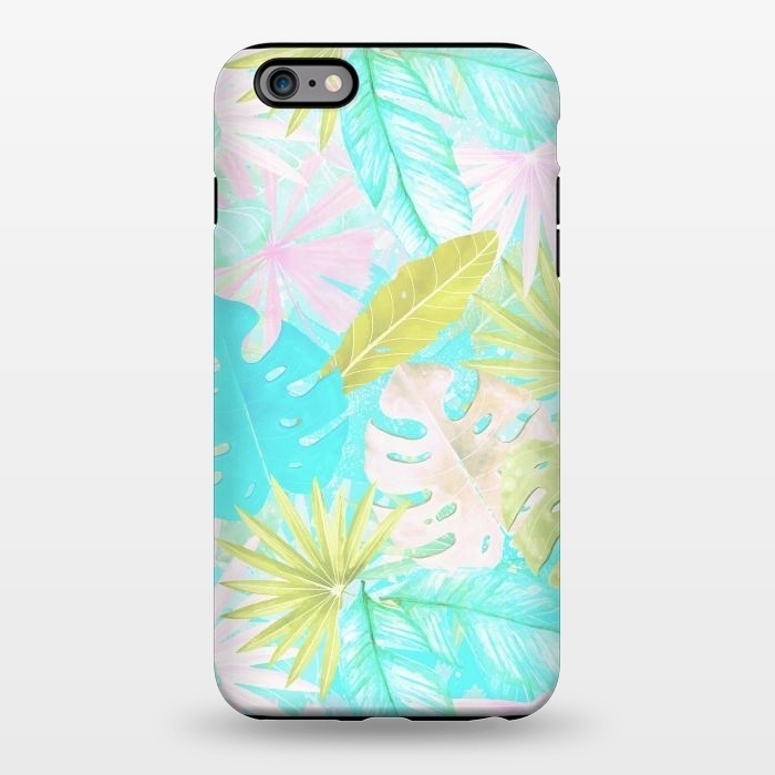 iPhone 6/6s plus StrongFit Soft Pastel Aloha Tropical Jungle by  Utart