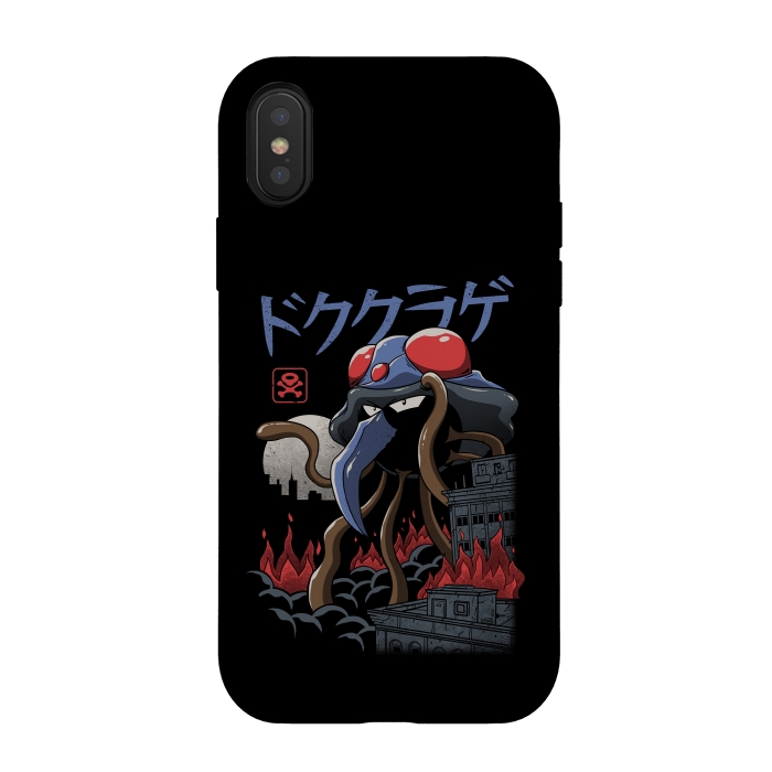 iPhone Xs / X StrongFit Poison Kaiju by Vincent Patrick Trinidad