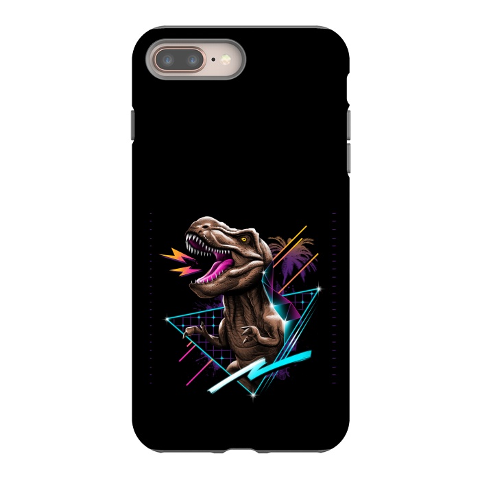 iPhone 7 plus StrongFit Rad T Rex by Vincent Patrick Trinidad