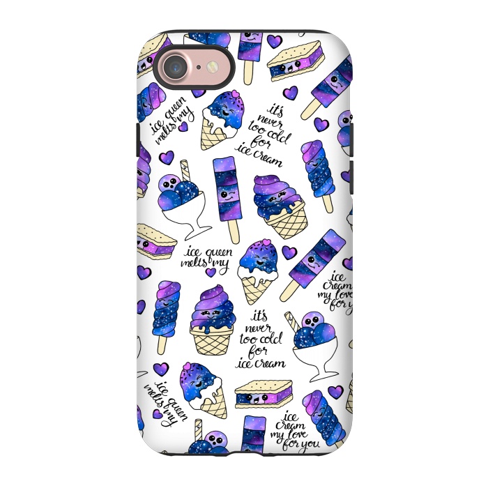 iPhone 7 StrongFit Galaxy Ice Cream by gingerlique