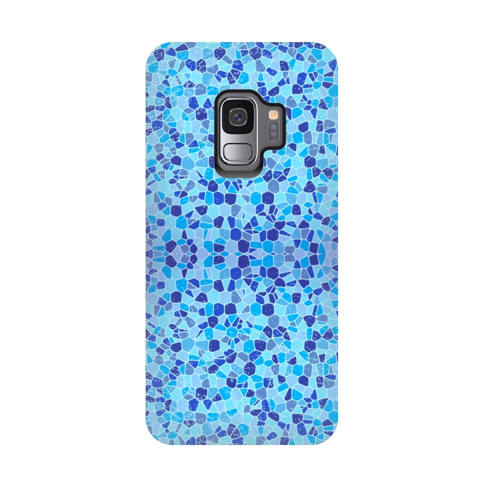 Galaxy S9 StrongFit Mosaic Tiles Pattern by Quirk It Up