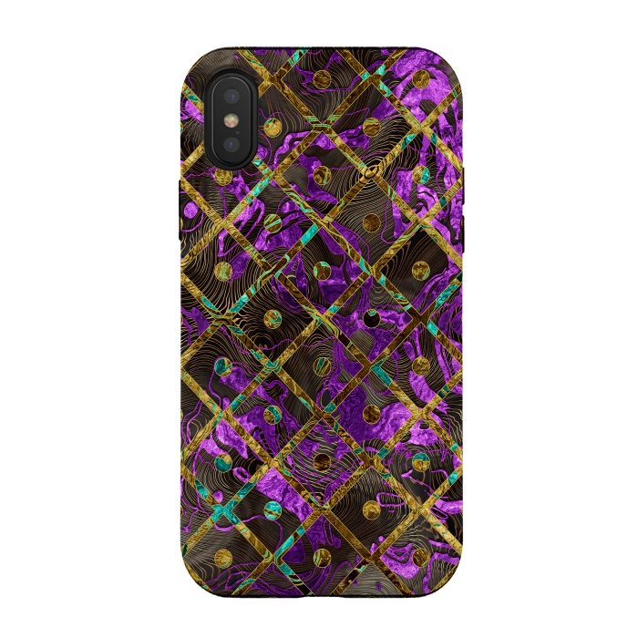 iPhone Xs / X StrongFit Pattern LXXX V by Art Design Works