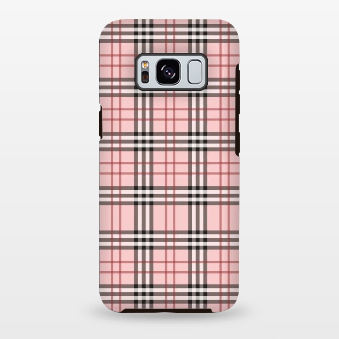 Galaxy S8 plus StrongFit Luxury Plaid by Quirk It Up